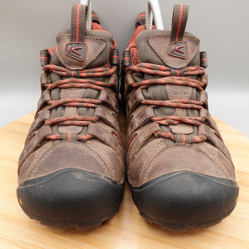 KEEN ESD Utility Shoes‎ Women's 6.5 ASTM F2892-11 Steel Toe Work Shoe Brown - Picture 2 of 9